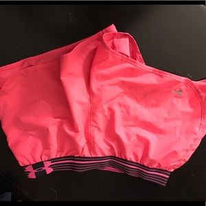Pink Under Armour shorts